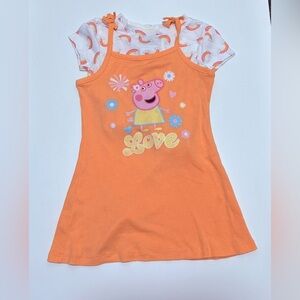 Peppa Pig Orange Camisole with Fun Print
